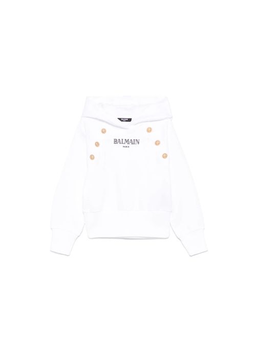 Felpa, bambina, logata. BALMAIN | BW4A30 Z0114100NE